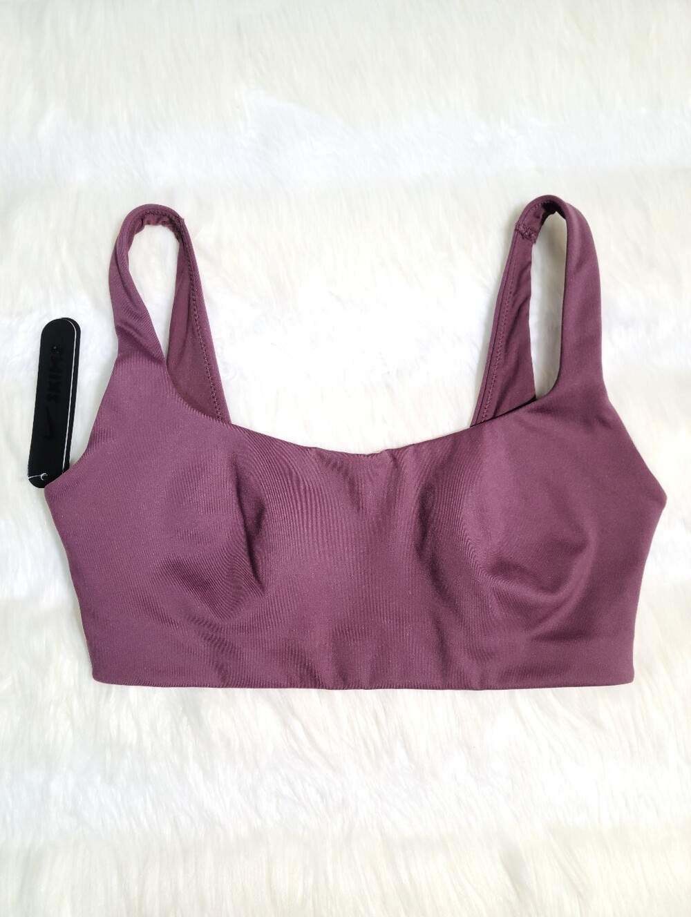 Nike SKIMS Matte Scoop Neck Bra Purple Currant Women XS NEW